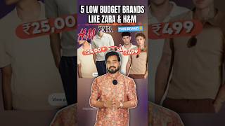 5 low budget and good quality menswear brands  Menswear brands under ₹1000 shorts menswear [upl. by Vacla]