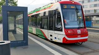 Chemnitz Straßenbahnen – Trams am Technopark Chemnitzer Modell [upl. by Kristy]