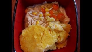 Slow Cooker Sunday Chicken Stew with Cornmeal Dumplings [upl. by Nassah354]