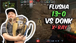 flusha 130 WIN vs donk  XRAY amp COMMS Ancient FACEIT Ranked Nov 05 2024  CS2 POV [upl. by Boot413]