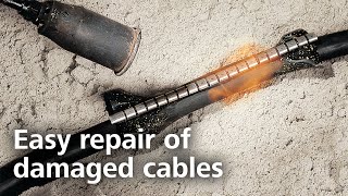 Heat shrink tubing how to repair cables with wraparound sleeve RMS [upl. by Copp258]