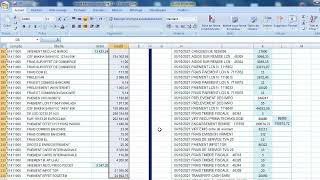 Rapprochement bancaire sur excel automatisé comptabilitégénérale banque [upl. by Linnette]