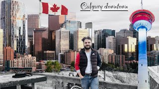 Calgary Downtown The view you should never miss  Mindblowing 🤯 [upl. by Ahsiner]