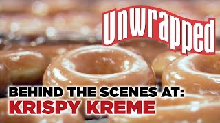 How Krispy Kreme Doughnuts are Made  UNWRAPPED  Food Network [upl. by Sculley193]