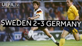 GERMANY edge past SWEDEN to reach EURO 1992 final [upl. by Harwill743]