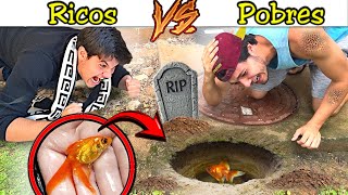 MUITO TRISTE MENINO POBRE PERDEU SEU PEIXE  RICOS VS POBRES 158 [upl. by Amerak662]