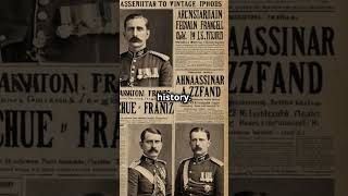 The Spark of WWI Archdukes Assassination 🔥🌍 uplifthistory history knowyourhistory [upl. by Yelsa]