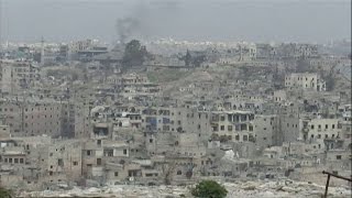 Syria A rare look inside Aleppo a city left in ruins [upl. by Sandeep979]