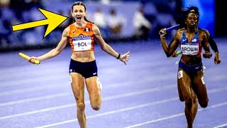 Fenomenale Femke Bol bezorgt 4x400 meter gemengde estafette goud op Olympische Spelen  digital SK [upl. by Akit]