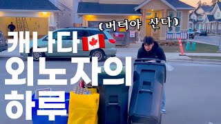 캐나다 월200만원짜리 반지하에 사는 외노자의 하루🇨🇦 [upl. by Shepley950]