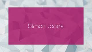 Simon Jones  appearance [upl. by Bores]