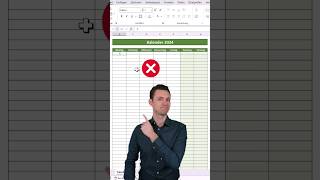 Kalender 2024 in Excel erstellen 📆 excel tipps informatik tricks [upl. by Eerazed986]