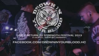 Drown in your Blood Live  Return to Strength Festival 2013 HD [upl. by Yahsram]