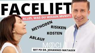 Gesichtsstraffung mittels FACELIFT  OP Methode Kosten [upl. by Naleag948]