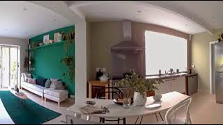 Open plan kitchen living decorating idea with green paint  Dulux [upl. by Bodnar]