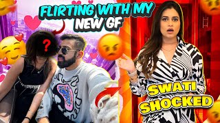 FLIRTING With My NEW GIRLFRIEND 💋😱 SWATI SHOCKED🤯  ​⁠​rajatbornstar ​⁠​⁠SwatiMonga rajatswati [upl. by Sej]