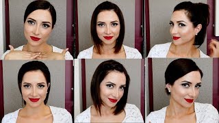 8 PEINADOS FÁCILES PARA CABELLO CORTO [upl. by Iver]