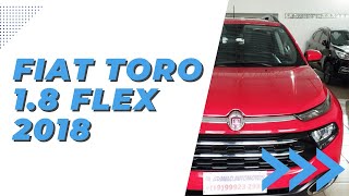 FIAT TORO 2018 VERMELHO carroseminovos carrosusados vendadecarro [upl. by Eelnayr]