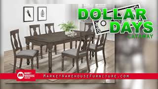 Market Warehouse Furniture  Dollar Days Are Here [upl. by Icken98]