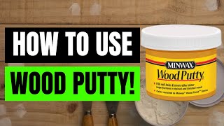 How To Use Wood Putty [upl. by Chryste]