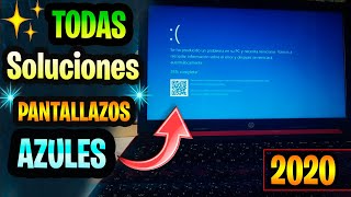 ⚡GUIA EPICA SOLUCIONES a PANTALLA AZUL en WINDOWS 10  TODOS los METODOS  2020 [upl. by Duyne]