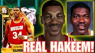 Pink Diamond Hakeem Olajuwon Gameplay in NBA2k24 MyTeam Did We Get The New Best Center [upl. by Gan935]