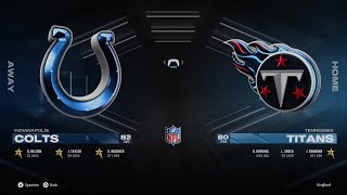 Indianapolis Colts at Tennessee Titans [upl. by Rossuck388]