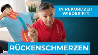 Nie wieder Rückenschmerzen  In Rekordzeit fit [upl. by Anailuj]