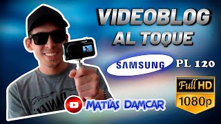 Mini VideoBlog Retro con Camara Samsung PL 120 [upl. by Aiclid72]