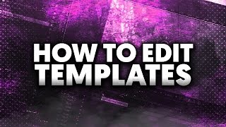 How To Edit Templates in Adobe After Effects CC [upl. by Tneicniv]