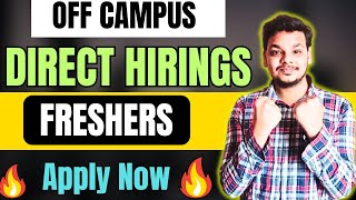 Direct Hirings  OFF Campus Drive For 2025  2024  2023 Batch Hiring DE Shaw  TCS  Aptean Hiring [upl. by Ycrem]