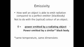 albedo emissivity [upl. by Loos]