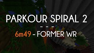 PARKOUR SPIRAL 2  Speedrun in 6m49 Former WR [upl. by Sammons393]