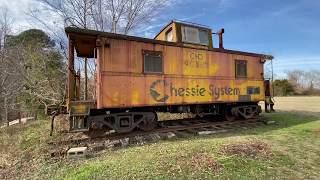 Old Chessie Train Caboose tour [upl. by Gardner]