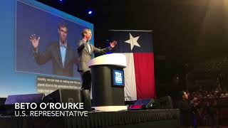 Beto ORourke delivers the keynote at the Texas Democratic Convention Friday night in Fort Worth [upl. by Namaan]