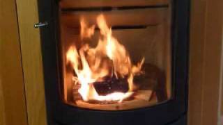 Using Burner Fire Starters to start a HWAM Monet Wood Stove [upl. by Attenaj701]