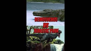 Deinosuchus VS Jurassic Park jurassicworld indominusrex deinosuchus vs edit [upl. by Yrocaj116]