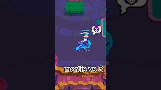 Mortis vs 3 vs pelear brawlstars [upl. by Eenhpad]