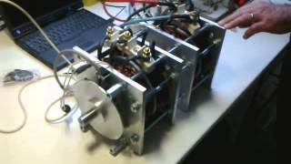 Test of ME0913 quad stack motor [upl. by Holder]