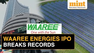 Waaree Energies IPO Breaks Record of Bajaj Housing Tata Tech  Complete Details About the Company [upl. by Inajar280]