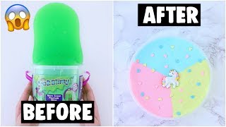 EXTREME STORE BOUGHT SLIME MAKEOVER CHALLENGE fixing 5 cheap slime [upl. by Germano]