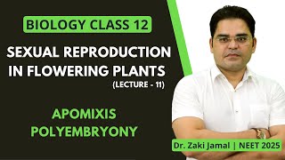 Sexual Reproduction in Flowering Plants I Class 12 Biology I DrZaki Jamal I NEET 2025 I Lecture 11 [upl. by Florrie]