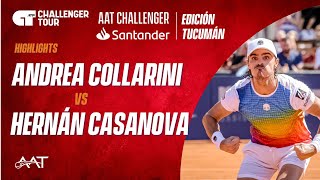 AAT Challenger Santander  Edición Tucumán Hernán Casanova vs Andrea Collarini [upl. by Eki]