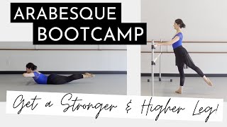 Arabesque Bootcamp  Get a Stronger and Higher Arabesque  Back Exercises  Kathryn Morgan [upl. by Ahsirak685]