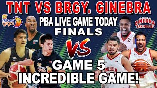 BRGY GINEBRA vs TNT Game 5 Finals  PBA Live Full Game Today  MOA Arena  2K24 [upl. by Auohc914]