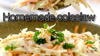 How to make coleslaw salad in 15 minutes [upl. by Ylrebnik]