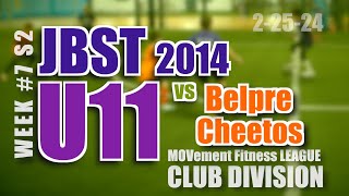 U11 Club Division  JBST 2014 vs Belpre Cheetos [upl. by Zarla764]