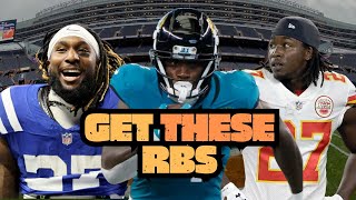 Grab Tank Bigsby amp Top Waiver Wire RBs Week 5 Fantasy Football Targets [upl. by Herzen792]