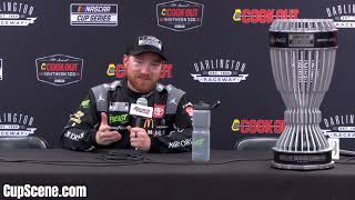 NASCAR at Darlington Aug  Sept 2024 Tyler Reddick post race [upl. by Kcirtap]