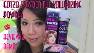 Got2b Powderful Volumizing Powder Review ♥ Demo [upl. by Esmond]